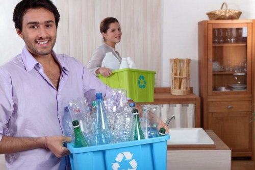 Professional movers assisting with a household move