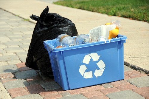 Managing waste with a builders skip